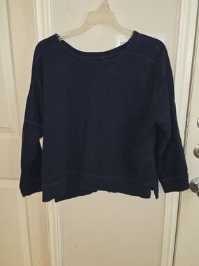 Old Navy Navy Crewneck Sweatshirt